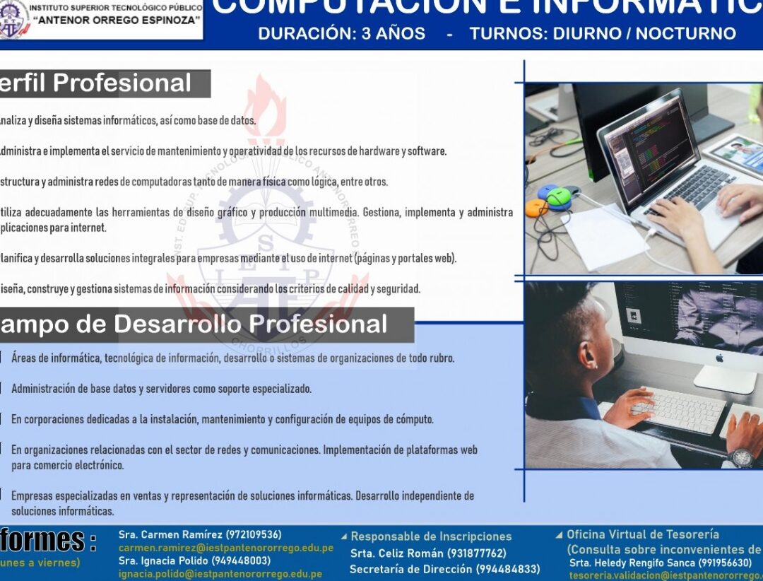 instituto tecnico en especialidades computacion