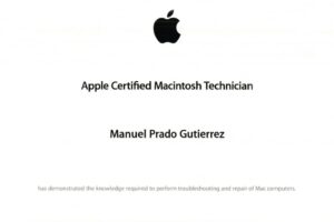 Técnico certificado Apple